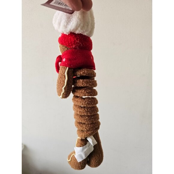 St Nicholas springy gingerbread ornament unique country folk plush cute Xmas tre - Picture 3 of 9